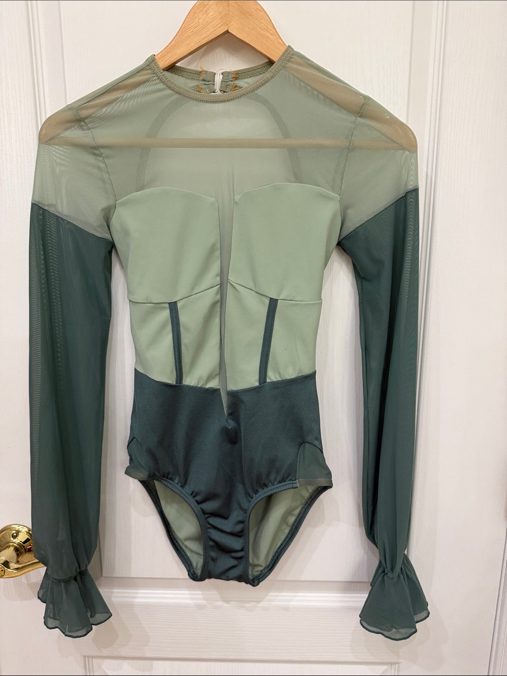 Revolution Dancewear Landslide Dance Costume| Pastel Green